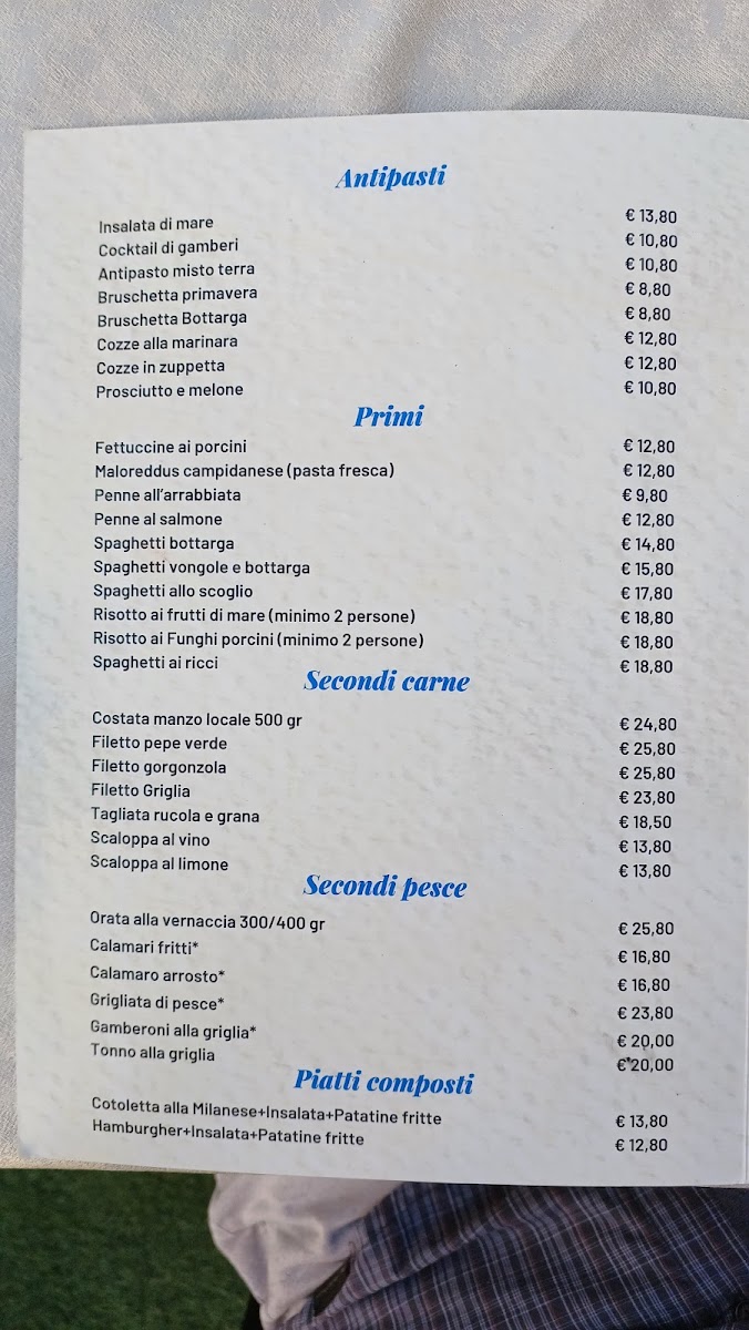 Menu Ristorante-Pizzeria L'isola Che Non C'e-2